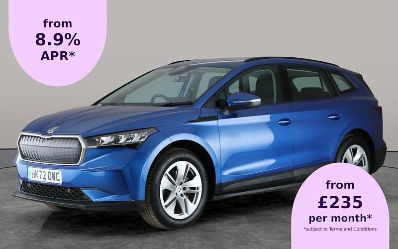 Blue Used 2023 Skoda Enyaq iV ecoSuite SUV | £17,070 (Fair price) - Image 1/2