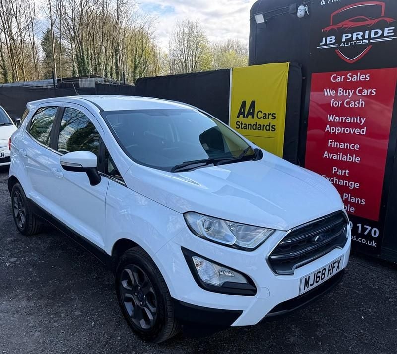 Used Ford Ecosport Zetec 125 HP (91 kW) 2018 White SUV