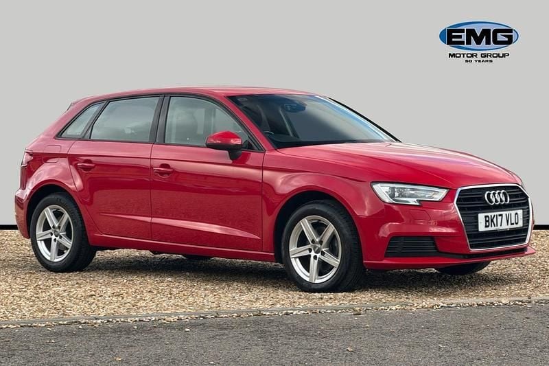 Red Used 2017 Audi A3 Sportback Business Hatchback | £7,390 (Super price) - Image 1/3