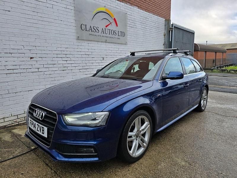 Used Audi A4 S-Line 150 HP (110 kW) 2014 Blue Estate
