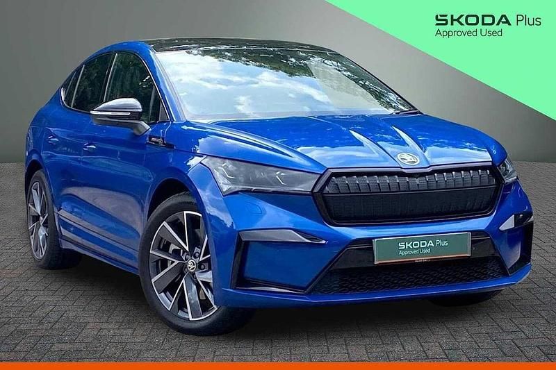Used Skoda Enyaq iV SportlinePlus 210 kW (286 HP) 2025 Blue SUV