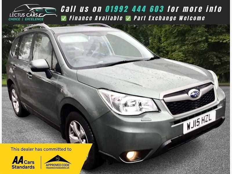 Green Used 2015 Subaru Forester Premium SUV | £7,390 (Fair price) - Image 1/3