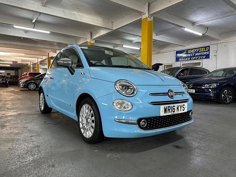 Blue Used 2016 Fiat 500 Lounge Hatchback | £4,900 (Fair price) - Image 1/4