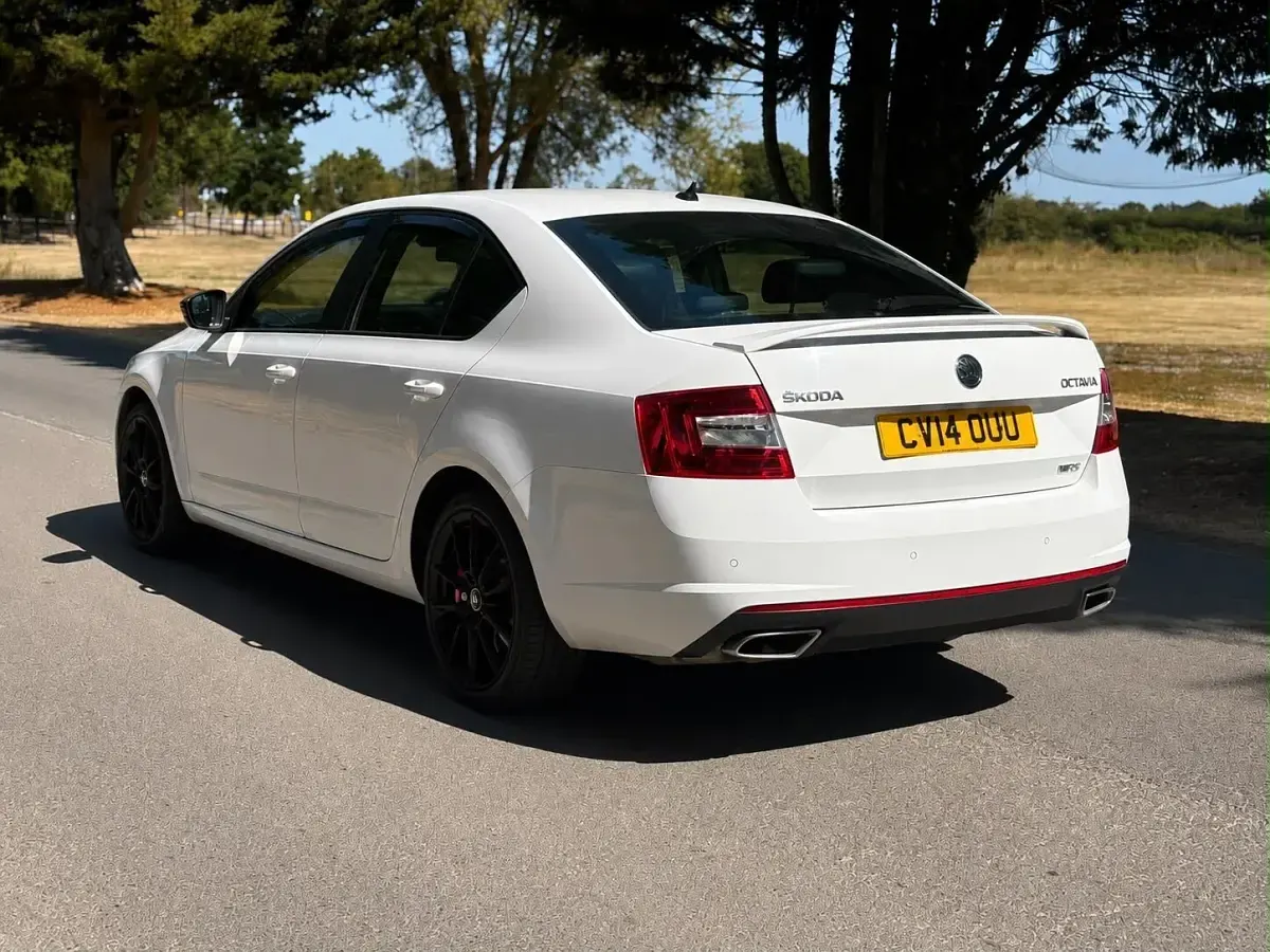 Used Skoda Octavia vRS 2014 White Estate