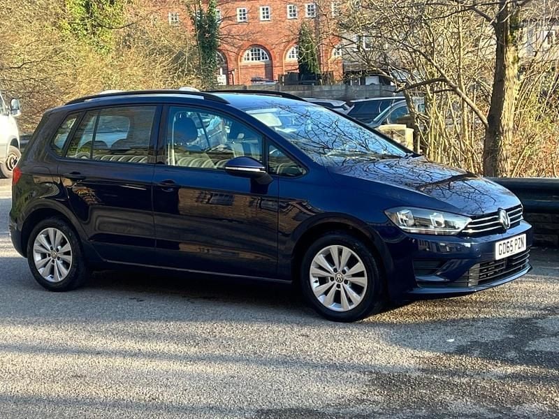 Used VW Golf Sportsvan SE 125 HP (91 kW) 2016 Blue MPV