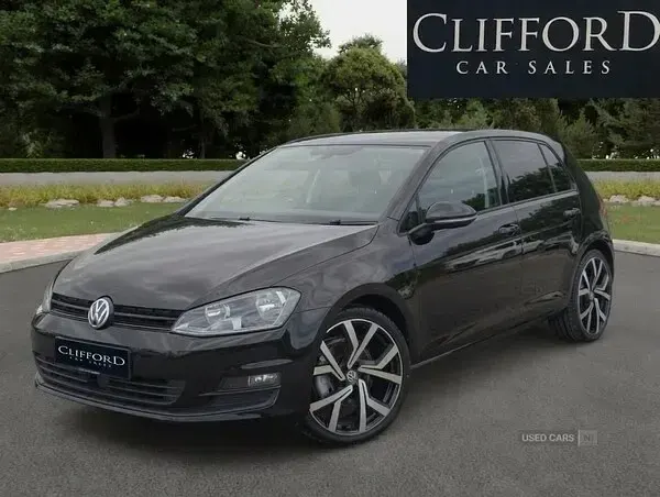 Used VW Golf VII Edition 110 HP (80 kW) 2017 Black Hatchback