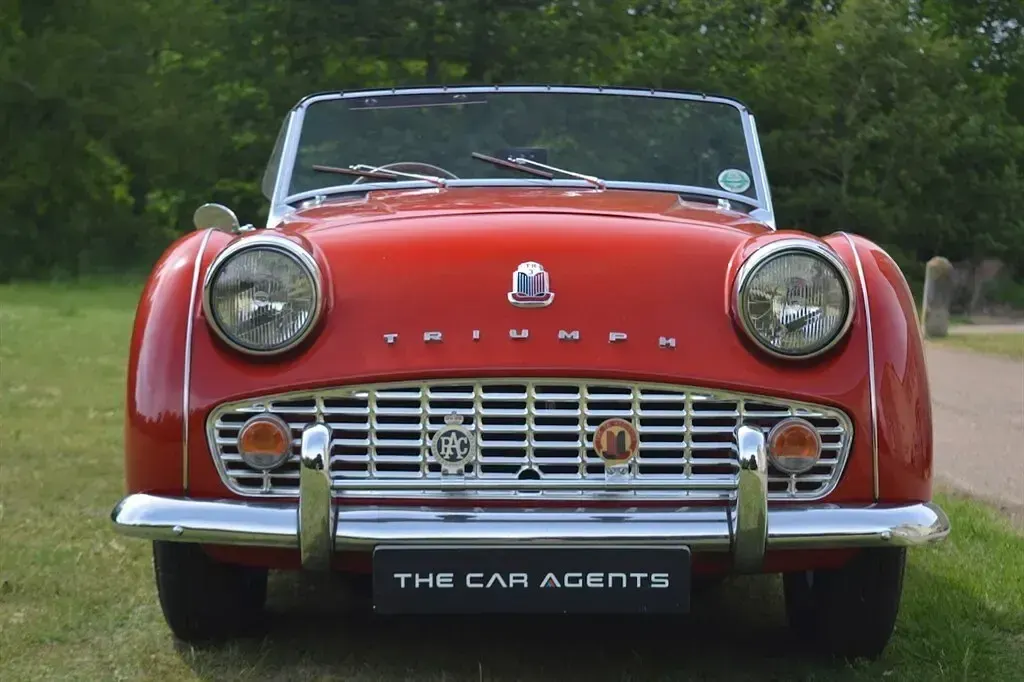 Used Triumph TR3 1959 Red Cabriolet