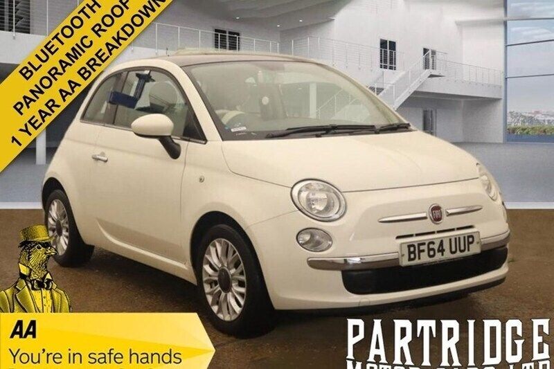 White Used 2014 Fiat 500 Lounge Hatchback | £5,000 (Fair price) - Image 1/1