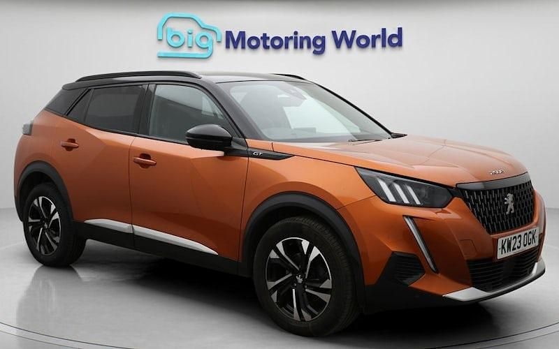 Orange Used 2023 Peugeot 2008 GT SUV | £13,077 (Fair price) - Image 1/4