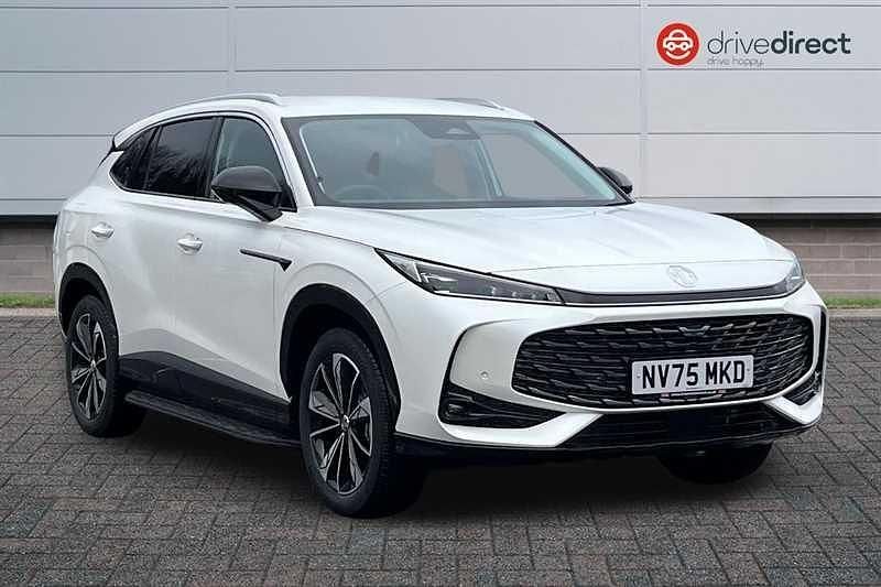 New MG HS Trophy 299 HP (219 kW) 2025 Solid  white pearl SUV