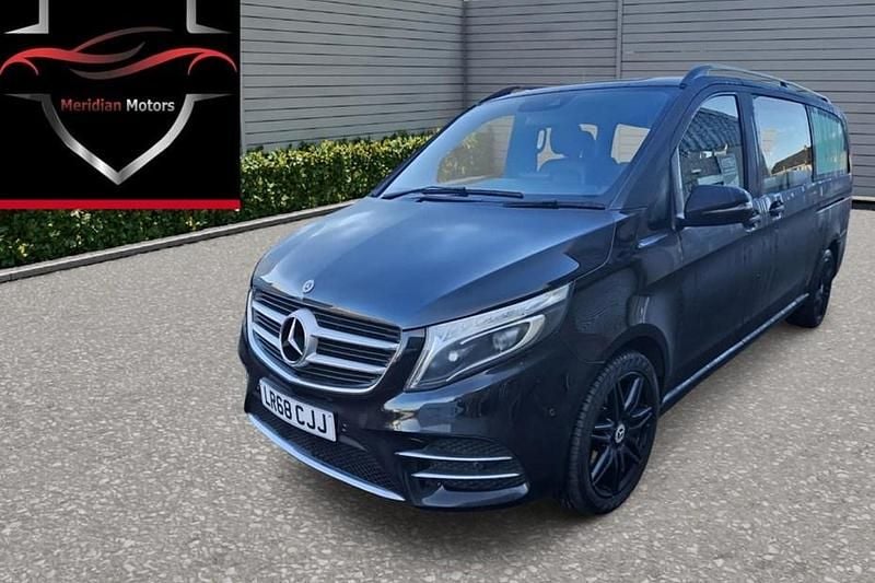 Used Mercedes V220 AMG line 2018 Black MPV