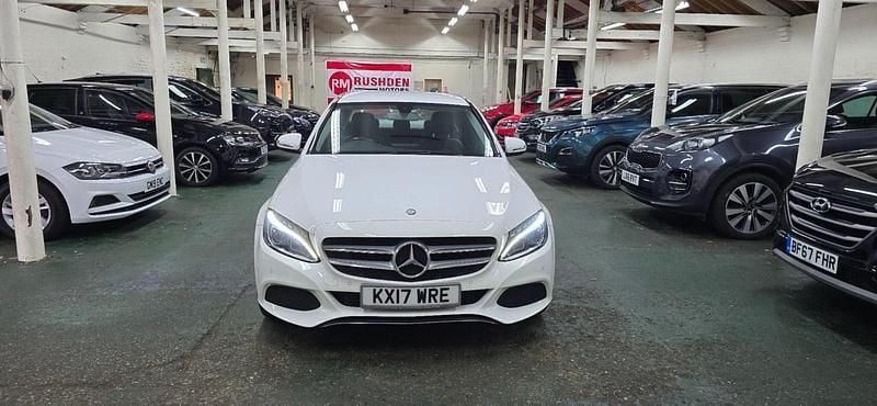 Used Mercedes C220 2017 White Sedan