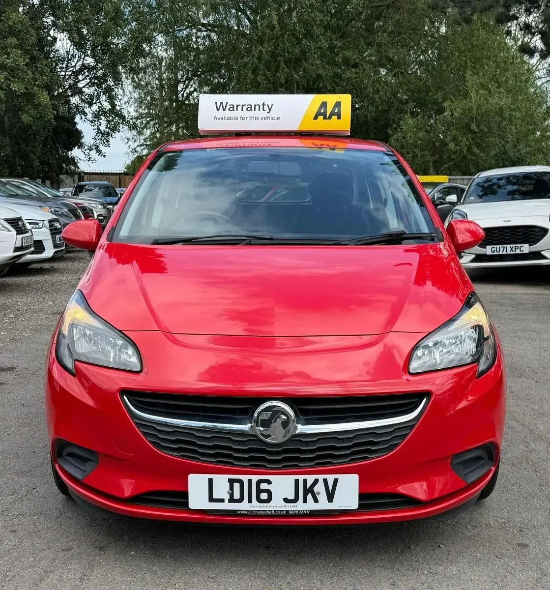 Used Vauxhall Corsa 90 HP (66 kW) 2015 Red Hatchback