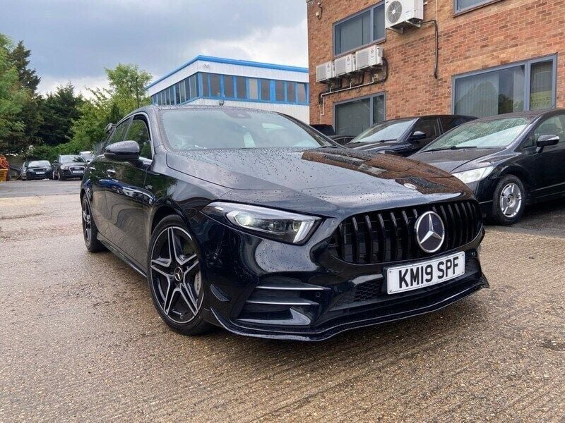 Black Used 2019 Mercedes A35 AMG Premium Plus Hatchback | £24,225 (Fair price) - Image 1/4