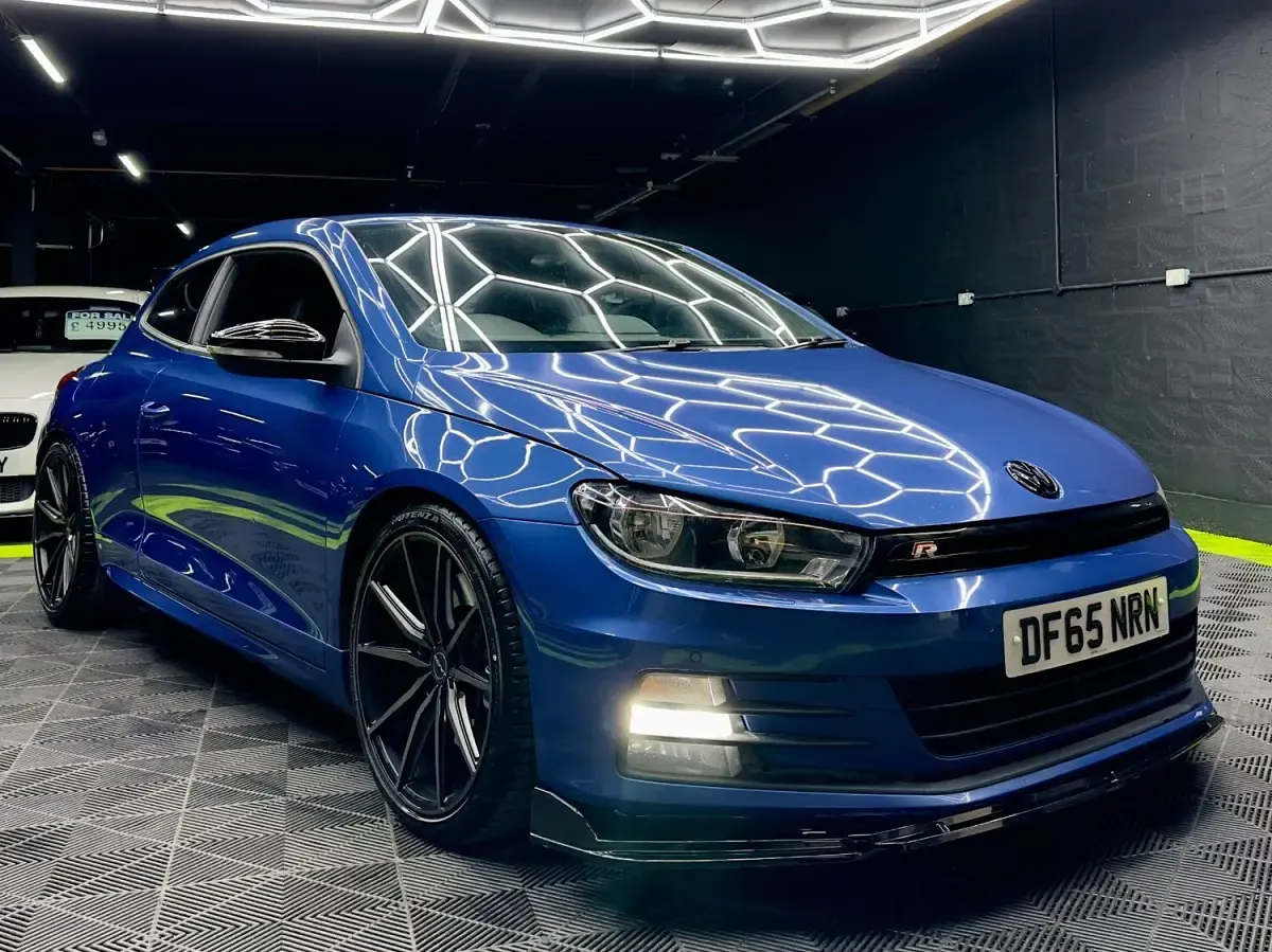 Used VW Scirocco R-line 184 HP (135 kW) 2015 Blue Coupe