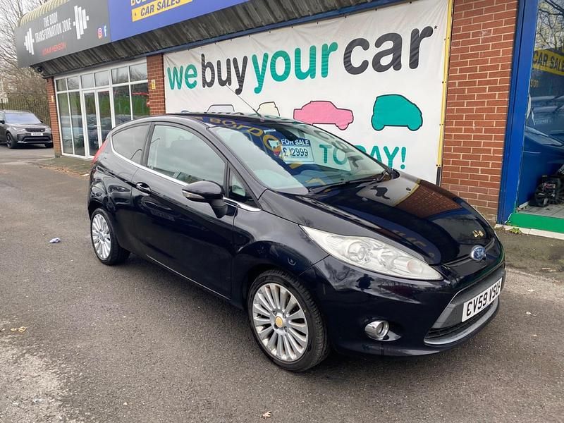 Used Ford Fiesta Titanium 94 HP (69 kW) 2009 Black Hatchback
