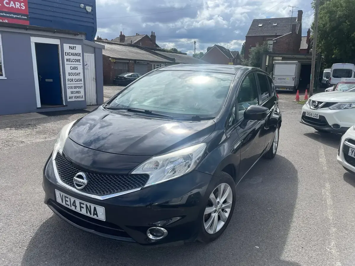 Used Nissan Note S 90 HP (66 kW) 2014 Black Hatchback