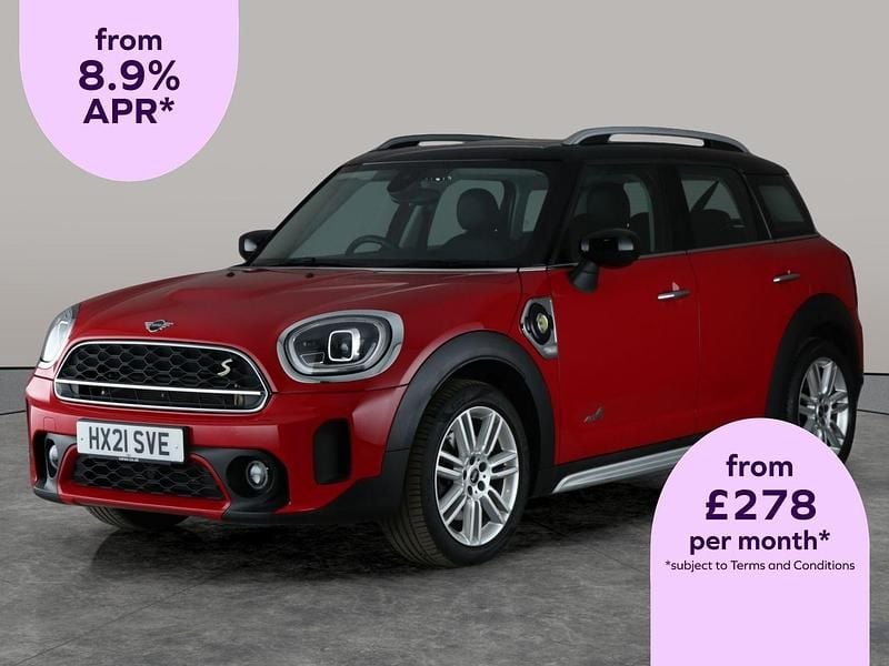 Red Used 2021 Mini Cooper Countryman Exclusive SUV | £19,797 (Fair price) - Image 1/2