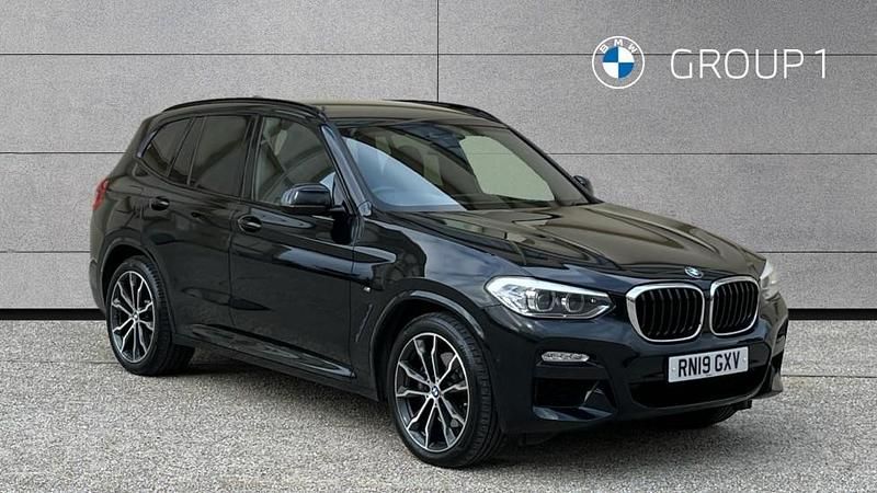 Black Used 2019 BMW X3 M Sport SUV | £21,995 (A bit pricey) - Image 1/4
