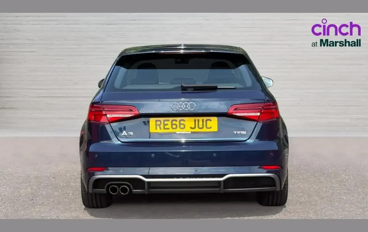 Used Audi A3 S-Line 147 HP (108 kW) 2016 Blue Hatchback