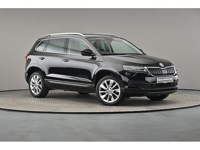 Black magic pearlescent Used 2019 Skoda Karoq SUV | £15,090 (Fair price) - Image 1/4