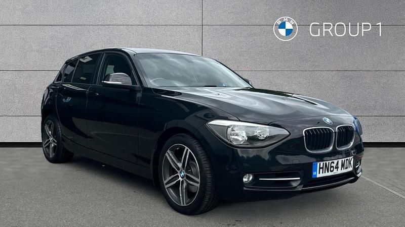 Jet black Used 2014 BMW 118 Sport Line Hatchback | £9,895 (Fair price) - Image 1/4