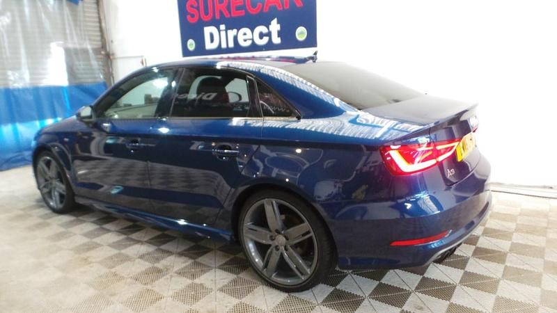 Used Audi A3 S-Line 150 HP (110 kW) 2015 Blue Sedan