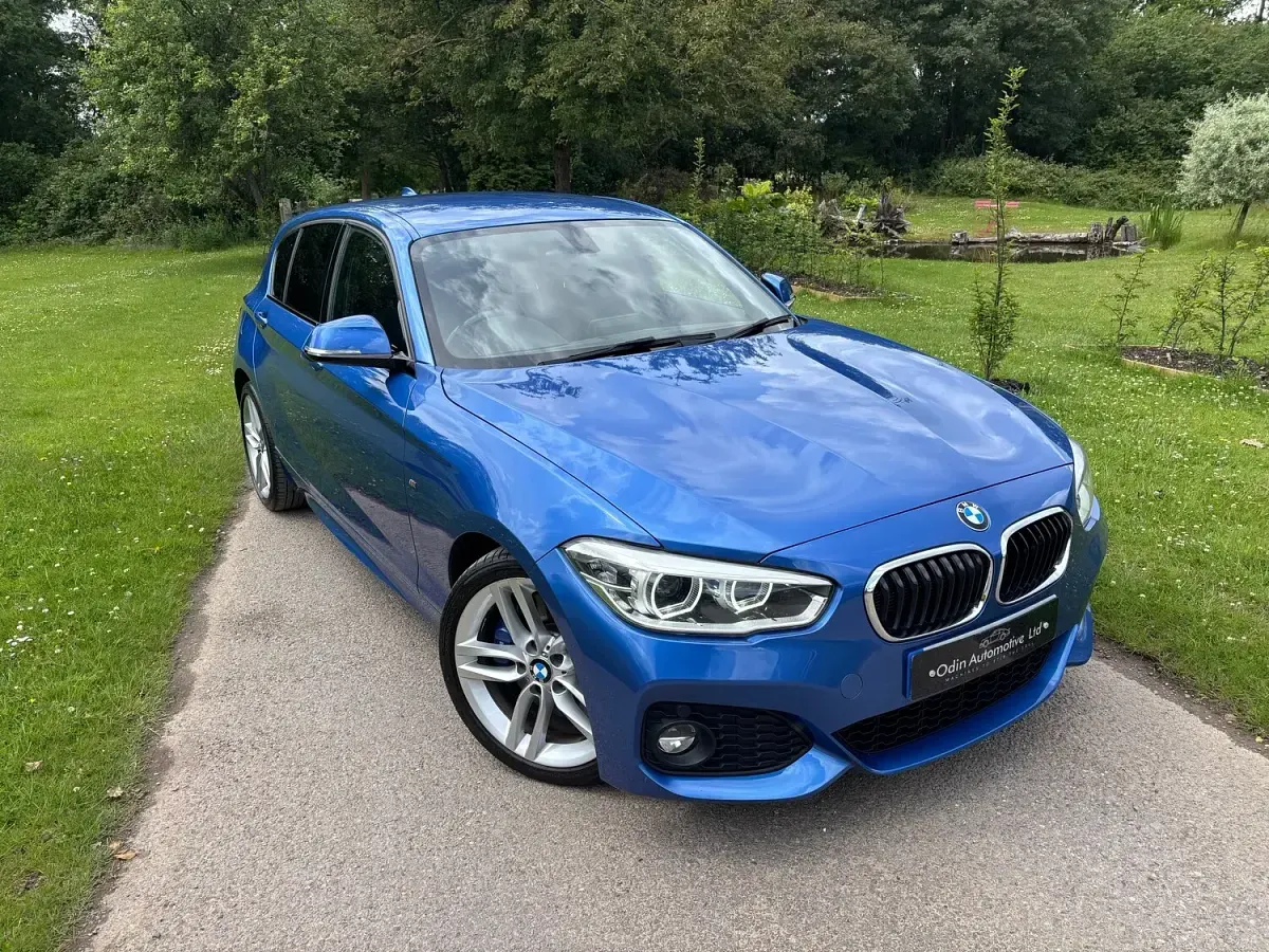 Used BMW 118 M Sport 150 HP (110 kW) 2017 Blue Hatchback