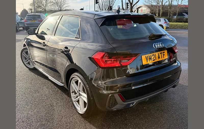 Used Audi A1 S-Line 147 HP (108 kW) 2021 Black Hatchback