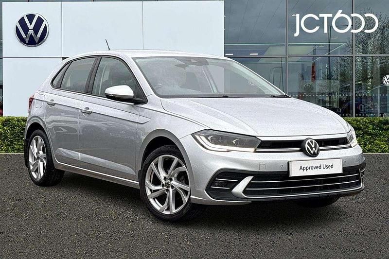 Silver Used 2022 VW Polo Style Hatchback | £14,919 (Fair price) - Image 1/4