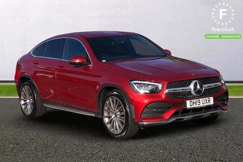 Red Used 2019 Mercedes GLC220 Active Coupe | £25,799 (Fair price) - Image 1/4
