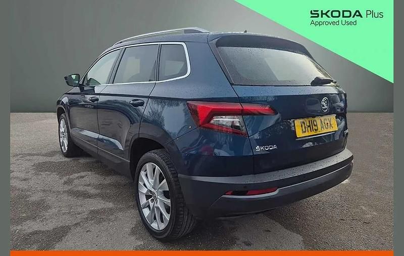 Used Skoda Karoq SE L 150 HP (110 kW) 2019 Lava blue metallic SUV