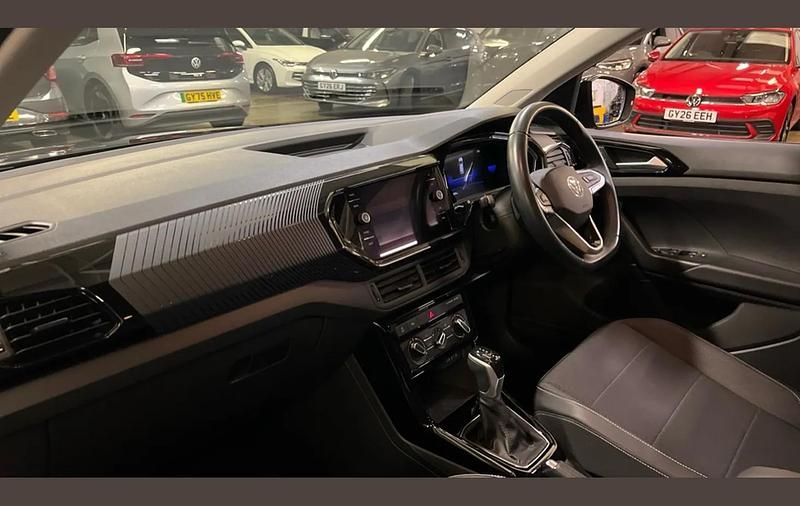 Used VW T-Cross Black Edition 110 HP (80 kW) 2023 Smokey grey metallic SUV