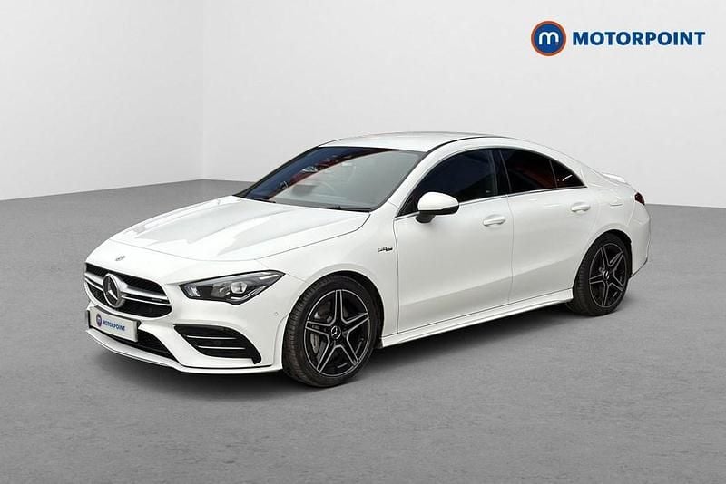 Used Mercedes CLA35 AMG AMG 306 HP (225 kW) 2022 White Coupe