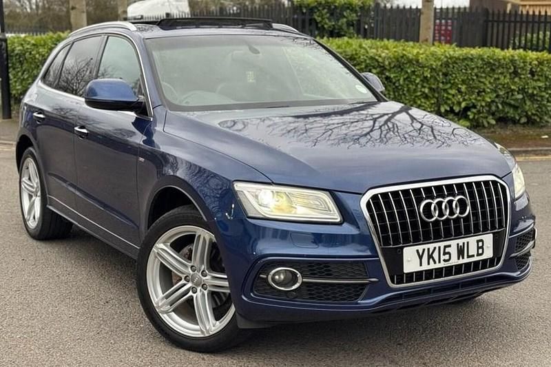 Used Audi Q5 S-line plus 177 HP (130 kW) 2015 Blue SUV