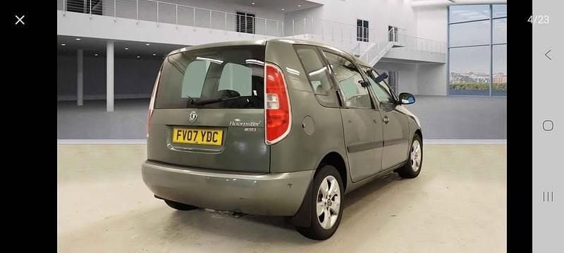 Used Skoda Roomster 105 HP (77 kW) 2007 Green MPV