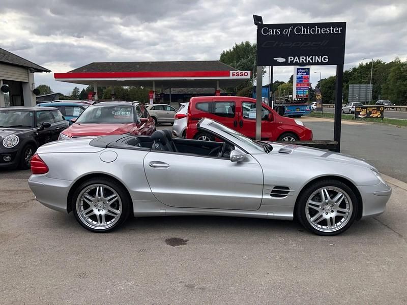 Used Mercedes SL500 2003 Silver Cabriolet