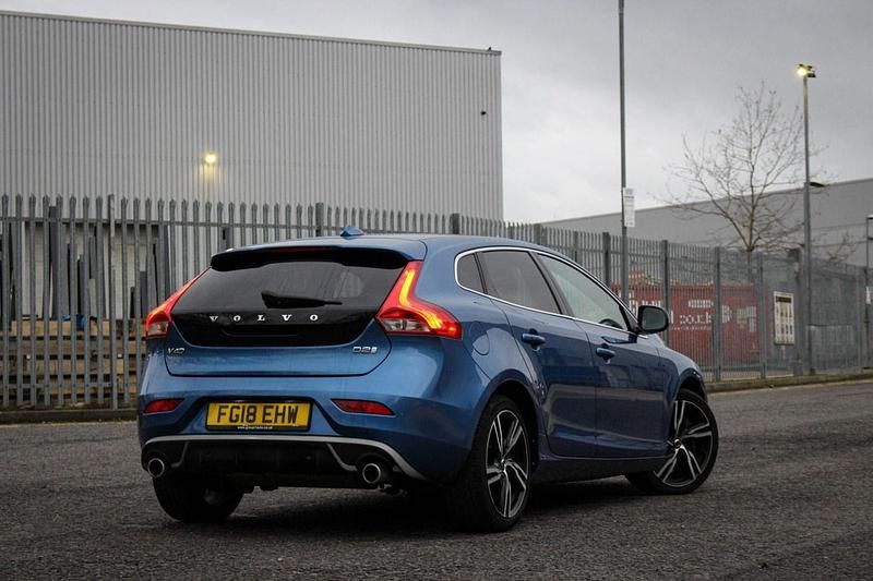 Used Volvo V40 R-Design Pro 2018 Blue Hatchback