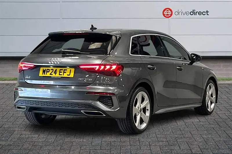 Used Audi A3 Sportback S-Line 110 HP (80 kW) 2024 Grey Hatchback