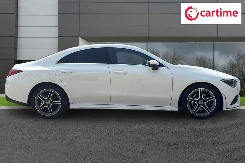 Used Mercedes CLA180 AMG line 136 HP (100 kW) 2022 White Coupe