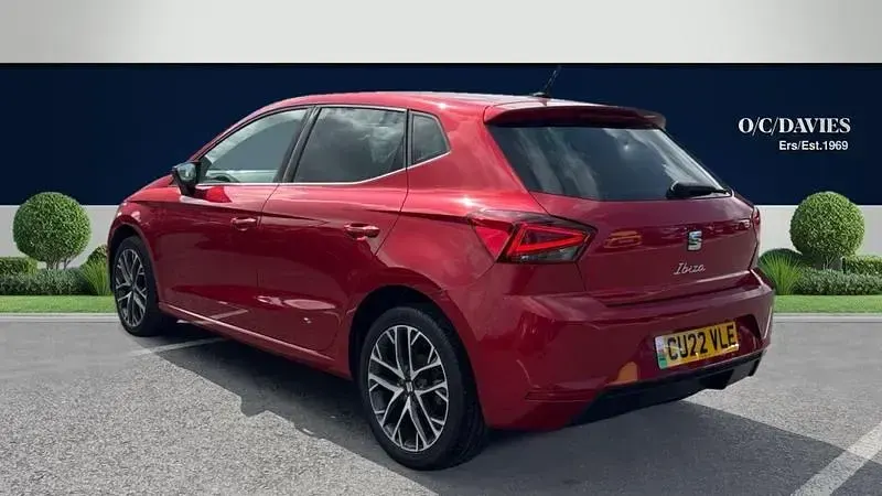 Used Seat Ibiza XCELLENCE Lux 110 HP (80 kW) 2022 Red Hatchback