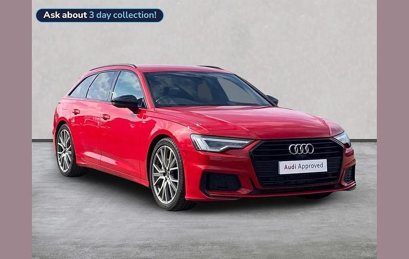 Used Audi A6 Black Edition 204 HP (150 kW) 2023 Red Estate