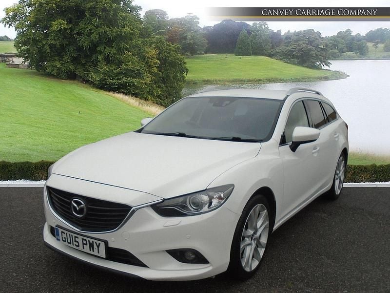 Used Mazda 6 Inclusive 150 HP (110 kW) 2015 White Estate