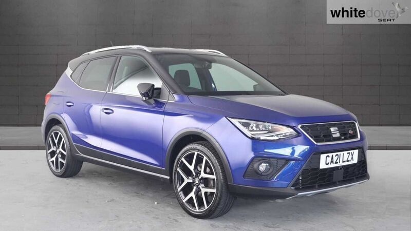 Blue Used 2021 Seat Arona FR Sport SUV | £12,495 (Good price) - Image 1/4
