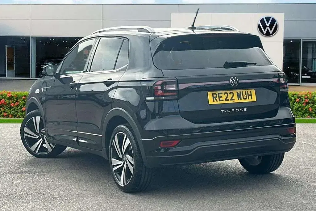 Used VW T-Cross R-line 110 HP (80 kW) 2022 Black SUV