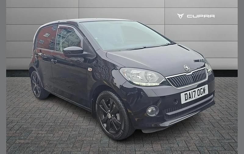 Used Skoda Citigo Colour Edition 58 HP (42 kW) 2017 Black Hatchback