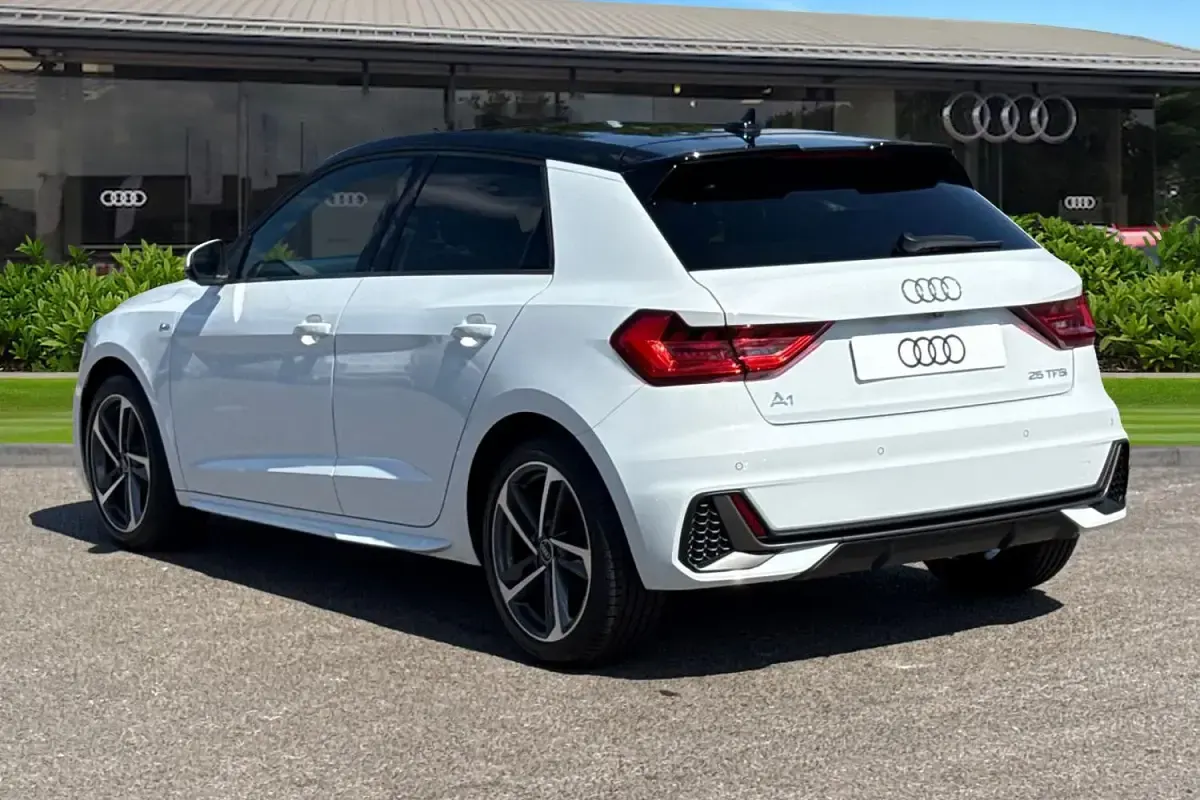New Audi A1 Sportback S-Line 2026 White Hatchback
