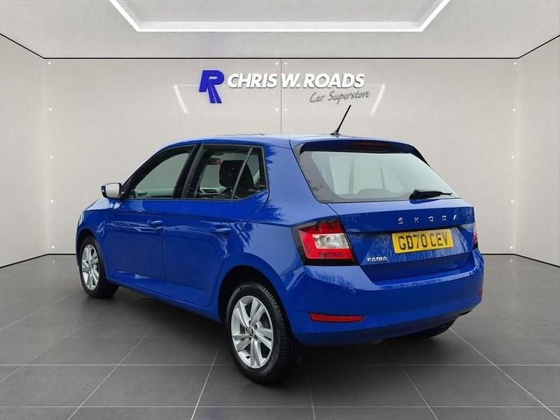 Used Skoda Fabia SE 60 HP (44 kW) 2021 Blue Hatchback