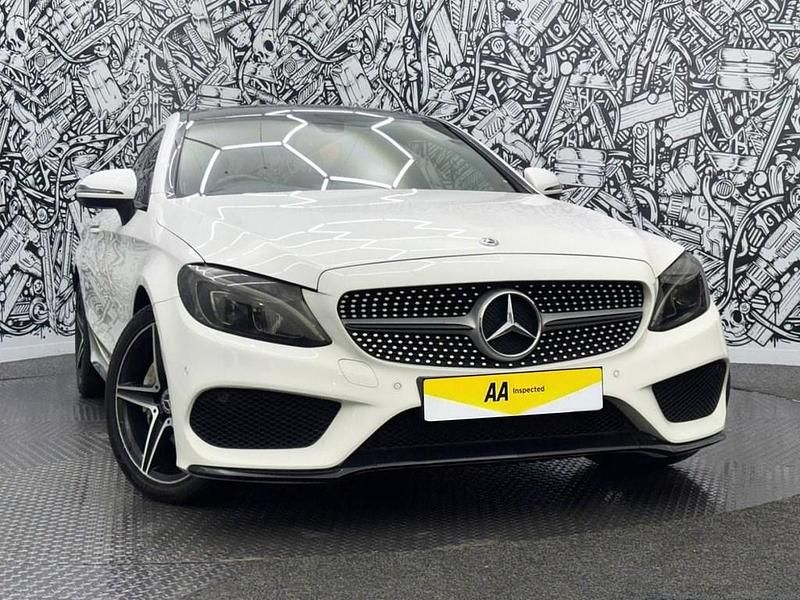 Used Mercedes C220 AMG Line Premium 170 HP (125 kW) 2017 White Coupe