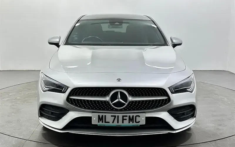 Used Mercedes CLA180 AMG line 136 HP (100 kW) 2021 Silver Coupe